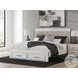 Ravalori White King Upholstered Panel Storage Bed