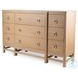 Cypress Sandstone 9 Drawer Dresser