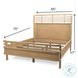Cypress Sandstone Queen Panel Bed