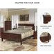 Alisdair Dark Brown Queen Sleigh Bed