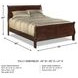 Alisdair Dark Brown Queen Sleigh Bed