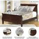 Alisdair Dark Brown Full Sleigh Bed