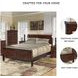 Alisdair Dark Brown California King Sleigh Bed