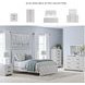 Cayboni Whitewash Queen Panel Bed