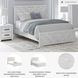 Cayboni Whitewash Queen Panel Bed