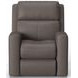 Score Dark Stone Leather Zero Gravity Power Lift Recliner with Power Lumbar and USB Charging