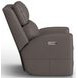 Score Dark Stone Leather Zero Gravity Power Lift Recliner with Power Lumbar and USB Charging