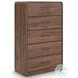 Hollinaze Walnut Brown Panel Bedroom Set