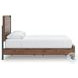 Hollinaze Walnut Brown Panel Bedroom Set