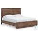 Hollinaze Walnut Brown California King Panel Bed