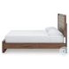 Hollinaze Walnut Brown California King Panel Bed