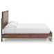 Hollinaze Walnut Brown California King Panel Bed