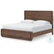 Hollinaze Walnut Brown King Panel Bed