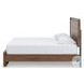 Hollinaze Walnut Brown King Panel Bed