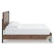 Hollinaze Walnut Brown King Panel Bed
