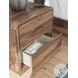 Hollinaze Walnut Brown 2 Drawer Nightstand