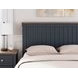 Landocken Dark Slate Blue and Light Brown Queen Panel Headboard