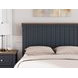 Landocken Dark Slate Blue and Light Brown Full Panel Headboard