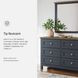 Landocken Brown And Blue Dresser with Mirror