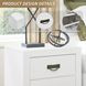 Binterglen White Nightstand