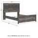 Wynnlow Gray Queen Panel Bed