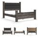 Wynnlow Gray King Upholstered Poster Bed