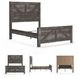 Wynnlow Gray Queen Crossbuck Panel Bed
