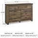 Trinell Brown Dresser