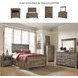 Trinell Brown Full Panel Bed With 2 Storage Drawers