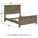 Trinell Brown Queen Panel Bed