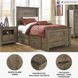Trinell Brown Twin Panel Bed With 2 Storage Drawers