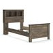 Trinell Brown Twin Bookcase Bed