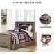 Trinell Brown Twin Bookcase Bed With 1 Large Storage Drawer