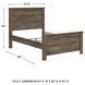Trinell Brown Full Panel Bed