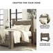 Trinell Brown Queen Poster Bed