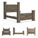Trinell Brown Queen Poster Bed