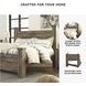 Trinell Brown King Poster Bed