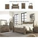 Trinell Brown King Poster Bed