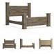 Trinell Brown King Poster Bed