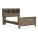 Trinell Brown Full Bookcase Panel Bed