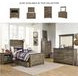 Trinell Brown Twin Panel Bed With 1 Large Storage Drawer