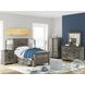 Frandern Gray Dresser with Mirror