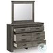 Frandern Gray Dresser with Mirror