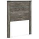 Frandern Rusti Warm Gray Twin Panel Headboard