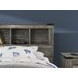Frandern Rusti Warm Gray Twin Bookcase Headboard