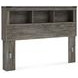 Frandern Rusti Warm Gray Queen Bookcase Headboard