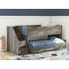 Frandern Gray Twin Over Twin Loft Bed