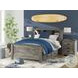 Frandern Gray Full Bookcase Panel Bed with Storage