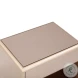 Martha Taupe Mirrored Nightstand