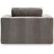 Felix Green Upholstered Swivel Lounge Chair with Pillow